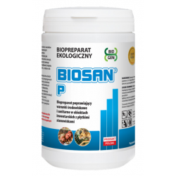 BIOSAN P 1KG neutralizator, biopreparat ekologiczny poprawiający warunki środowiskowe w obiektach inwentarskich